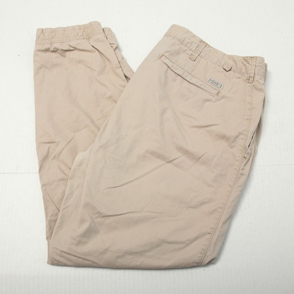 Polo RL & Co. Ralph Lauren Pants Mens 38 Straight Fit Khaki Jogger Drawstring - Picture 1 of 16